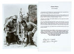 LONE RANGER CLAYTON MOORE SIGNED LETTER.