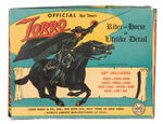 "MARX ZORRO RIDER AND HORSE" BOXED SET.