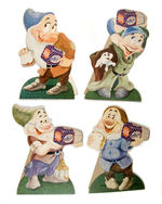 THE SEVEN DWARFS BREAD PROMOTION STORE STANDEE SET.