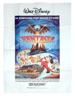 "FANTASIA" FRENCH POSTER PAIR.