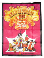 "GRANDE PARADE 1969 DE WALT DISNEY" LARGE FRENCH POSTER.