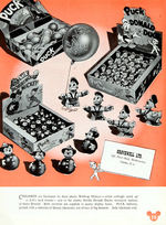 "WALT DISNEY CHARACTER MERCHANDISE" ENGLISH RETAILER'S CATALOGUE, 1949.