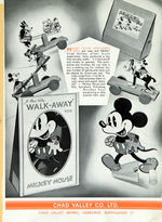 "MICKEY MOUSE MERCHANDISE" 1935 ENGLISH RETAILER'S CATALOGUE.