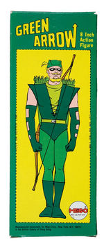 "GREEN ARROW" MEGO BOXED ACTION FIGURE.