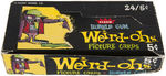 "WEIRD-OHS" FLEER FULL GUM CARD DISPLAY BOX.