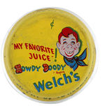 HOWDY DOODY WELCH'S GRAPE PRODUCTS CONTAINER LOT.