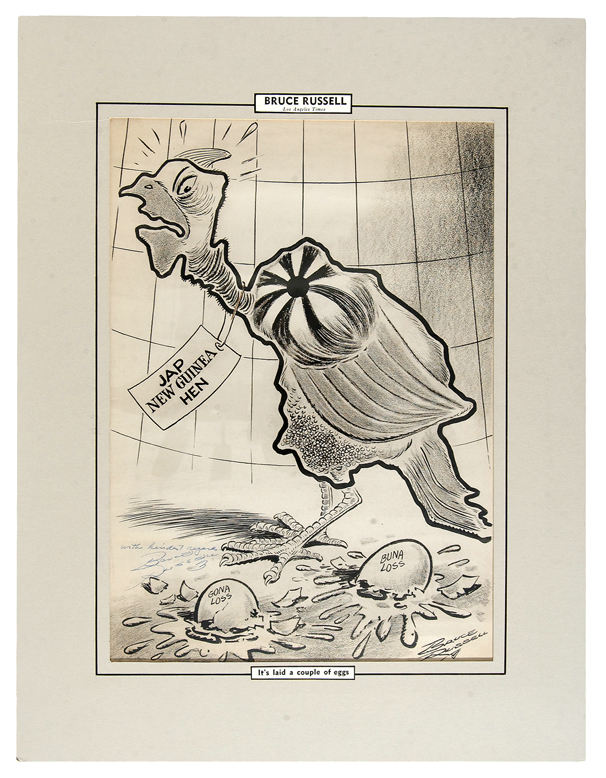 Hake's - WORLD WAR II ANTI-AXIS/JAPANESE POLITICAL CARTOON ORIGINAL ART ...