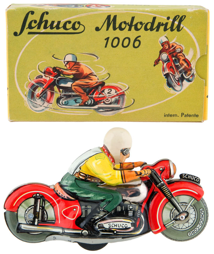 schuco motorcycle toy