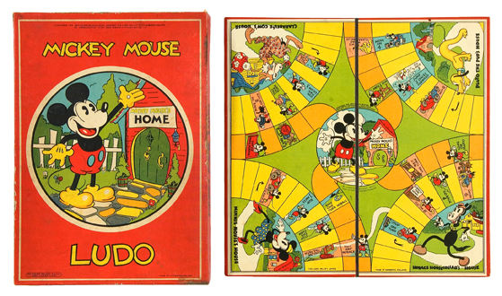 Mickey Mouse Ring Quoits Boxed Game (Chad Valley, 1930s).