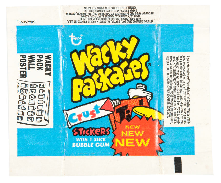 Hake's - “WACKY PACKAGES 6TH SERIES” SET WITH BOTH CHECKLIST VARIETIES ...