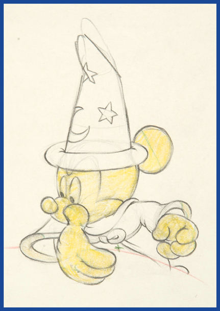 Hake's - FANTASIA - THE SORCERER'S APPRENTICE PRODUCTION DRAWING ...