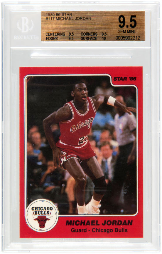 Hake's - 1985-86 Star Co. #117 Michael Jordan 9.5 Gem Mint.