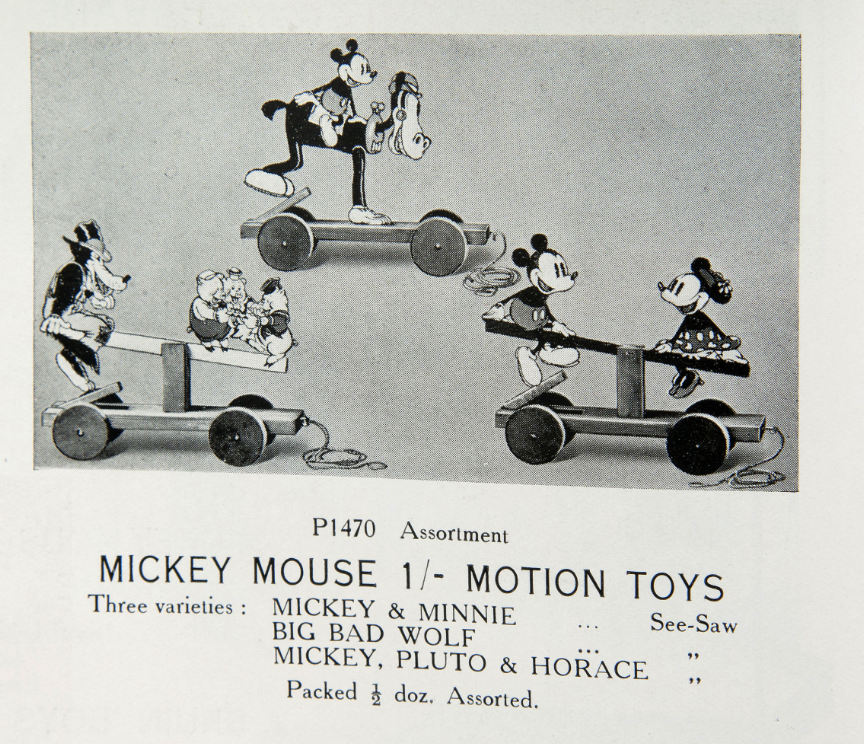 Mickey Mouse Ring Quoits Boxed Game (Chad Valley, 1930s).