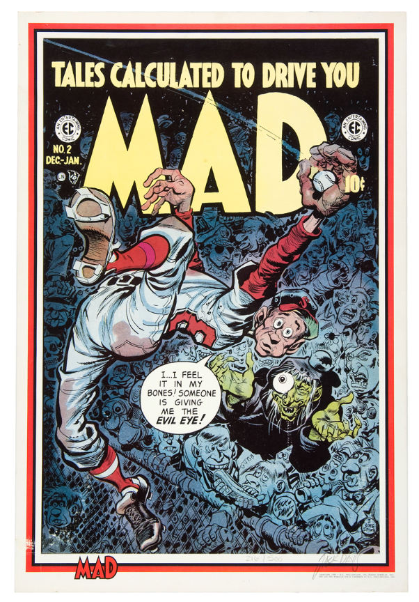 Hake's - “MAD” COMIC BOOK COVER #2 LIMITED EDITION POSTER SIGNED BY ...