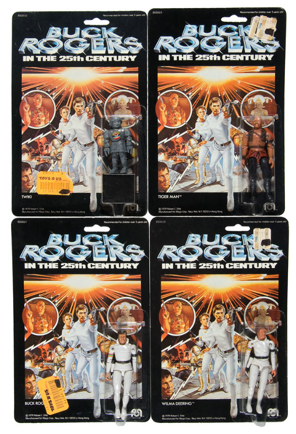 Hake's - “BUCK ROGERS” MEGO ACTION FIGURE SET.