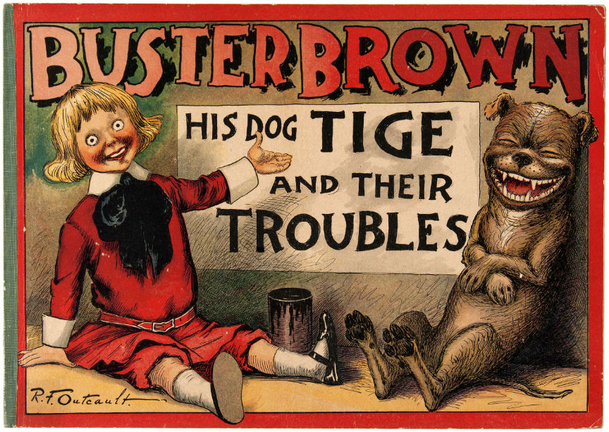 Hake's - "BUSTER BROWN AND HIS DOG TIGE AND THEIR TROUBLES" HIGH GRADE ...