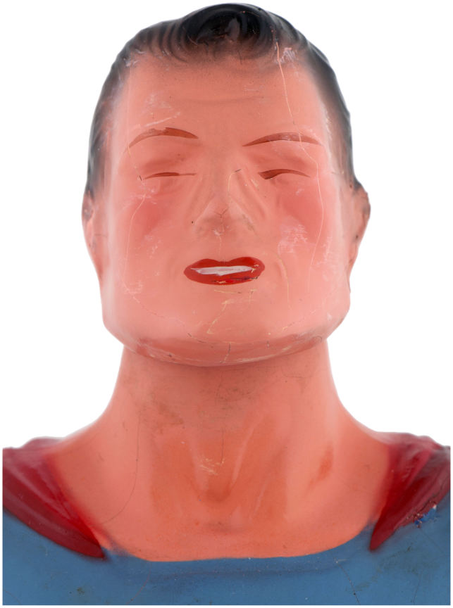 antique superman doll