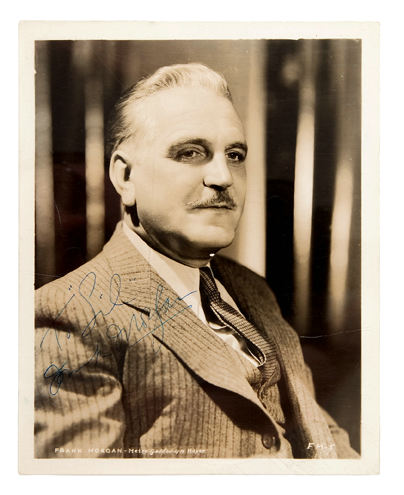 Hake's - FRANK MORGAN SIGNED PUBLICITY PHOTO.