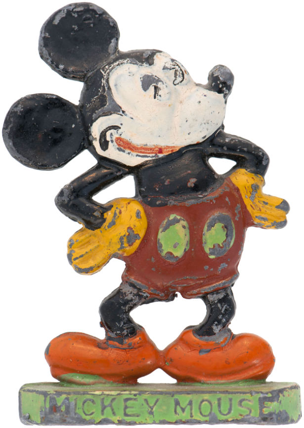 Hake's - Mickey Mouse Painted Lead Figure.