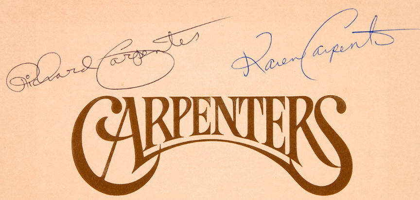 Hake's - THE CARPENTERS “CARPENTERS” SIGNED RECORD ALBUM.