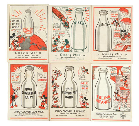 Hake's - MICKEY MOUSE DAIRY PROMOTION MAGAZINE COMPLETE VOLUME 2 SET.