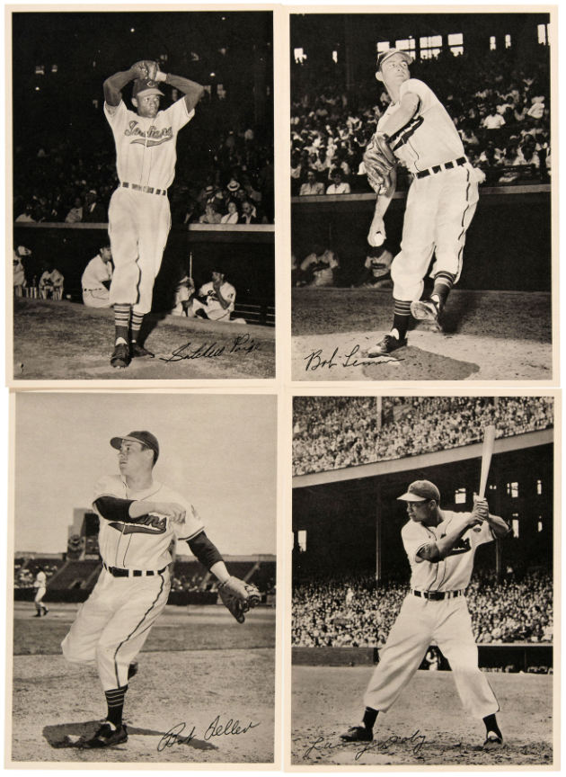 Hake's - CLEVELAND INDIANS 1948 TEAM PHOTO AND 1949-1950 TEAM PHOTO PACKS.