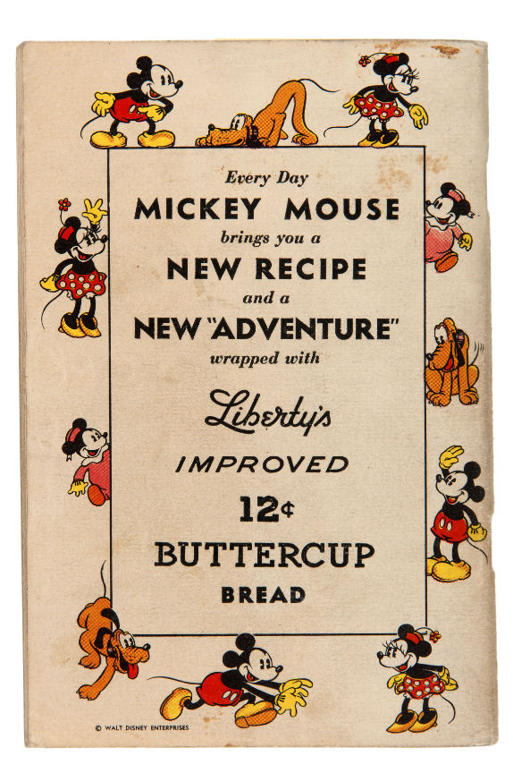 Mickey Mouse Recipe Scrap Book (1930s)