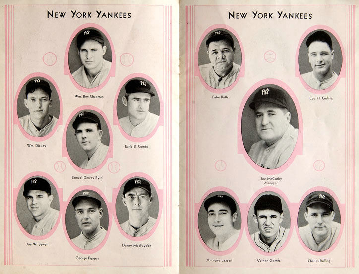 At Auction: 1932 World Series Program - Yankees vs. Cubs