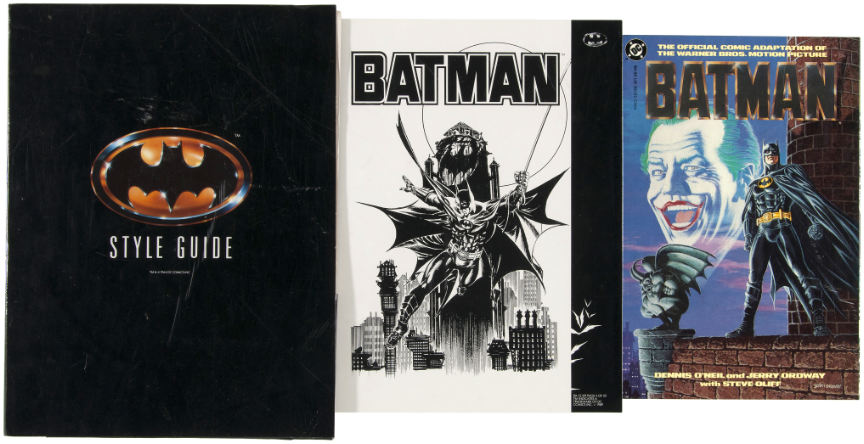 Hake's - BATMAN MOVIES STYLE GUIDES LOT.