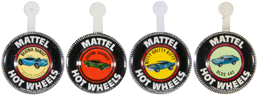 Mattel hot cheap wheels metal buttons