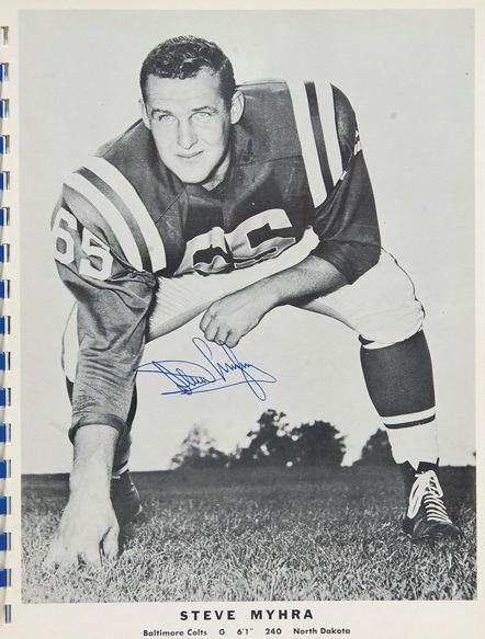 Hake's - BALTIMORE COLTS PROMOTIONAL BOOK SIGNED BY 1960 TEAM.