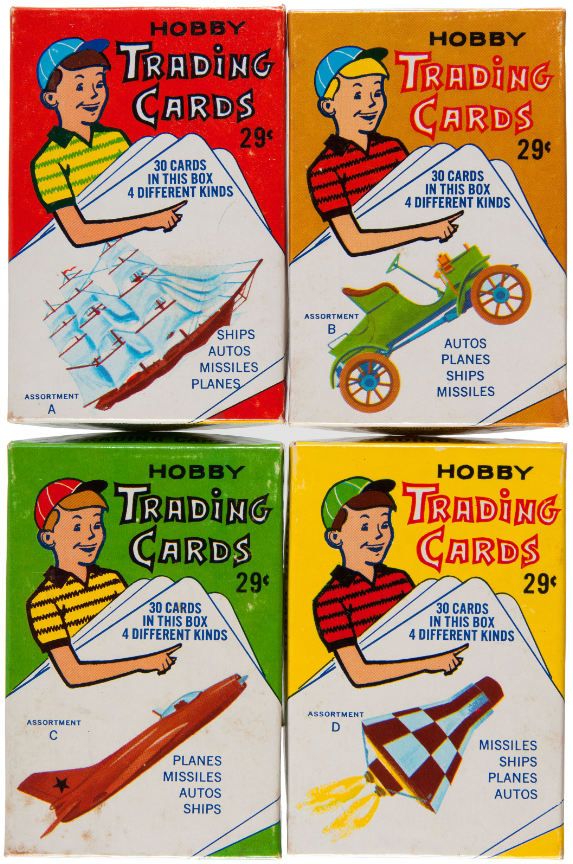 Hake's "FAIRCHILD HOBBY TRADING CARDS" COMPLETE BOXED SETS.