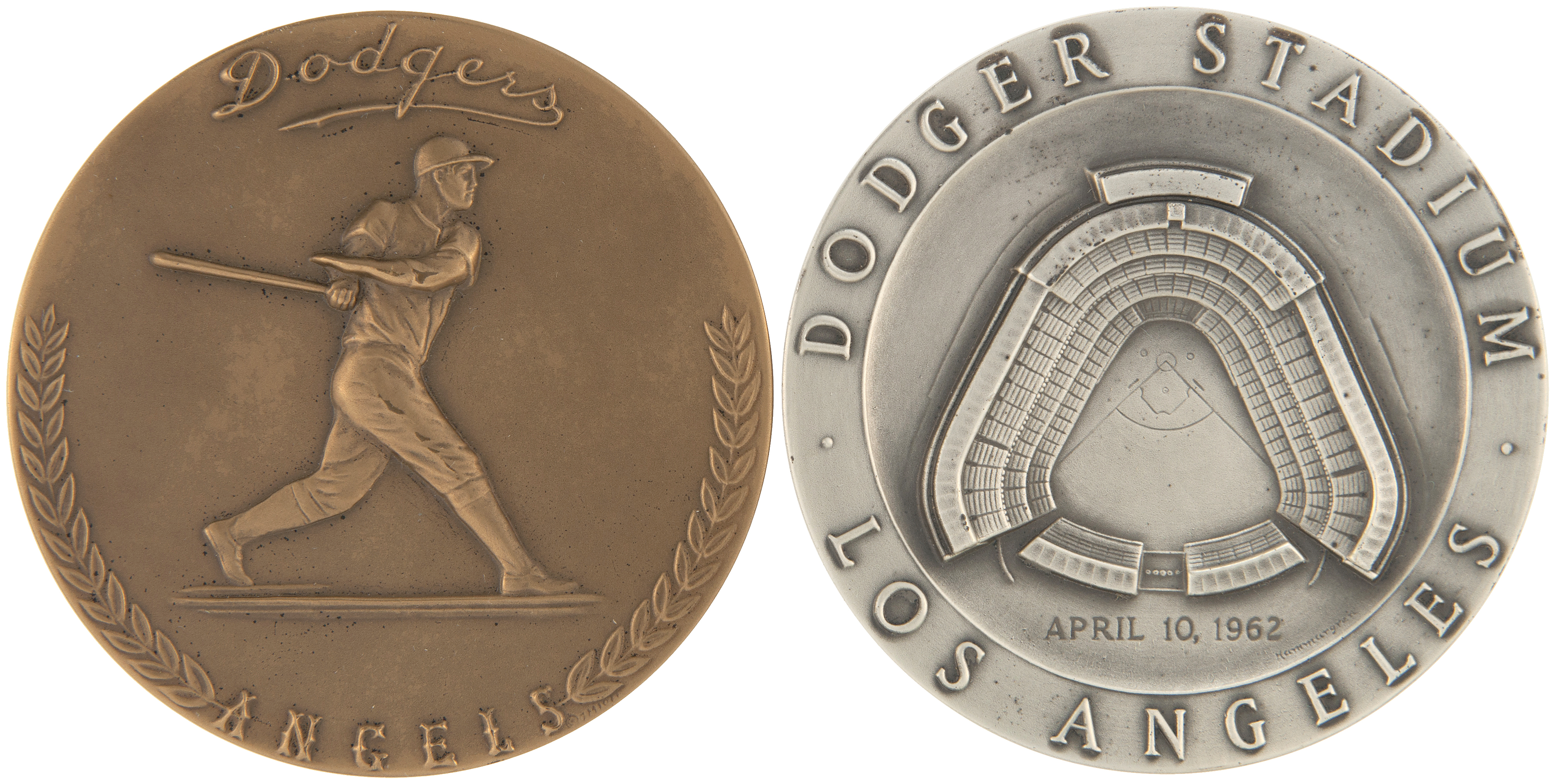 Dodgers Stadium 60th Anniversary Bronze Mint Coin LE #1