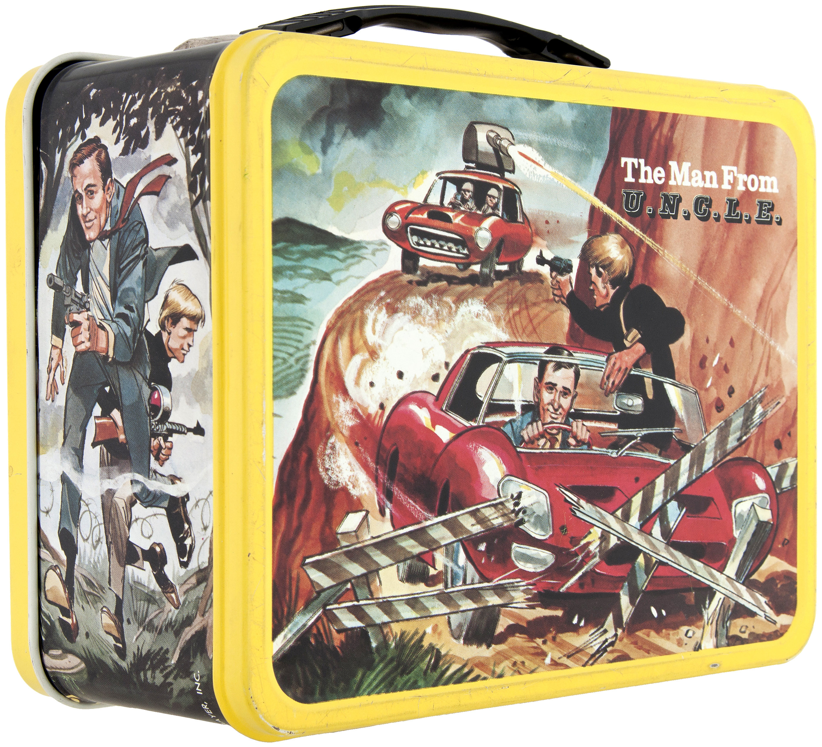 Vintage 1966 The Man From UNCLE Metal Lunch Box And Thermos