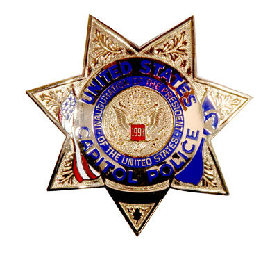 Hake's - CLINTON-GORE 1993 INAUGURAL CAPITOL POLICE BADGE.