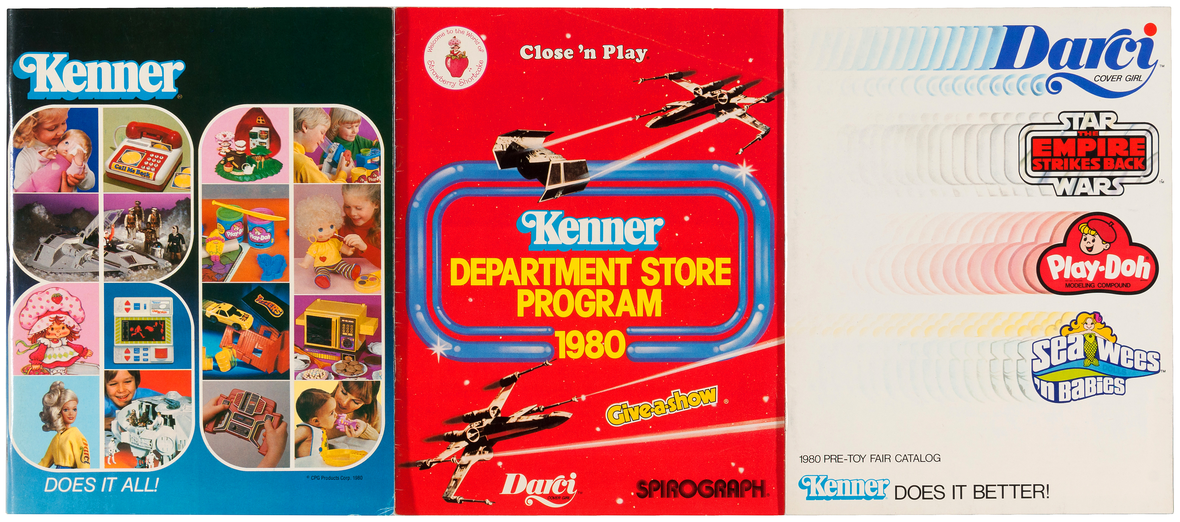 Hake S Kenner 1980 Retailer S Toy Catalog Trio Featuring Star Wars Empire Strikes Back