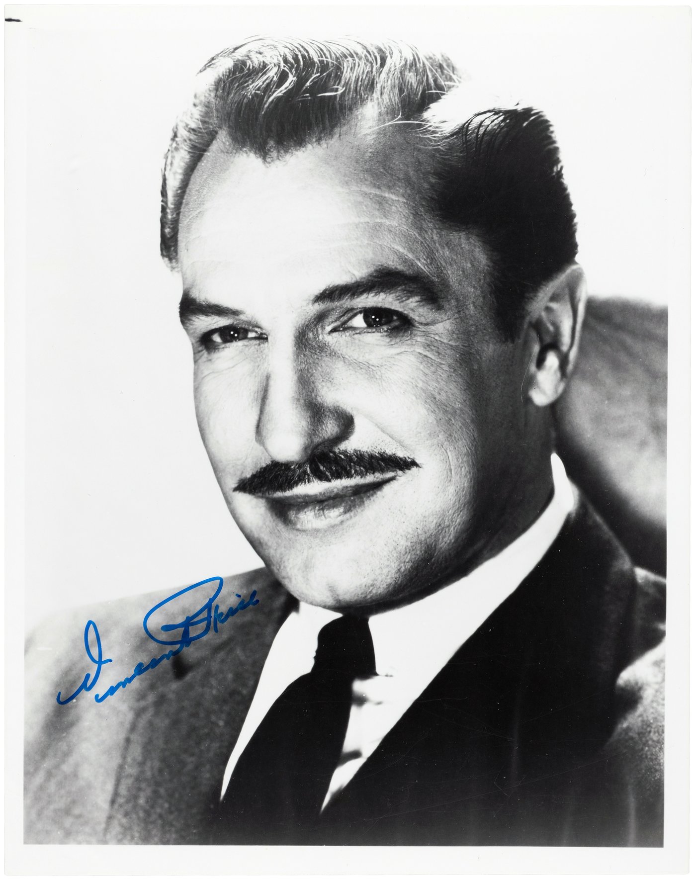 Hake's - VINCENT PRICE SIGNED PAIR.