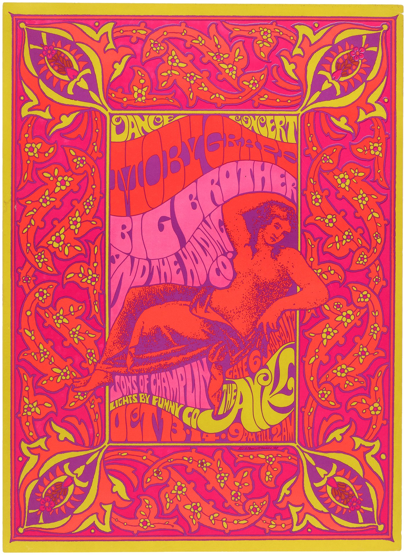 Hake's - BIG BROTHER AND THE HOLDING COMPANY WITH MOBY GRAPE AT THE ARK ...