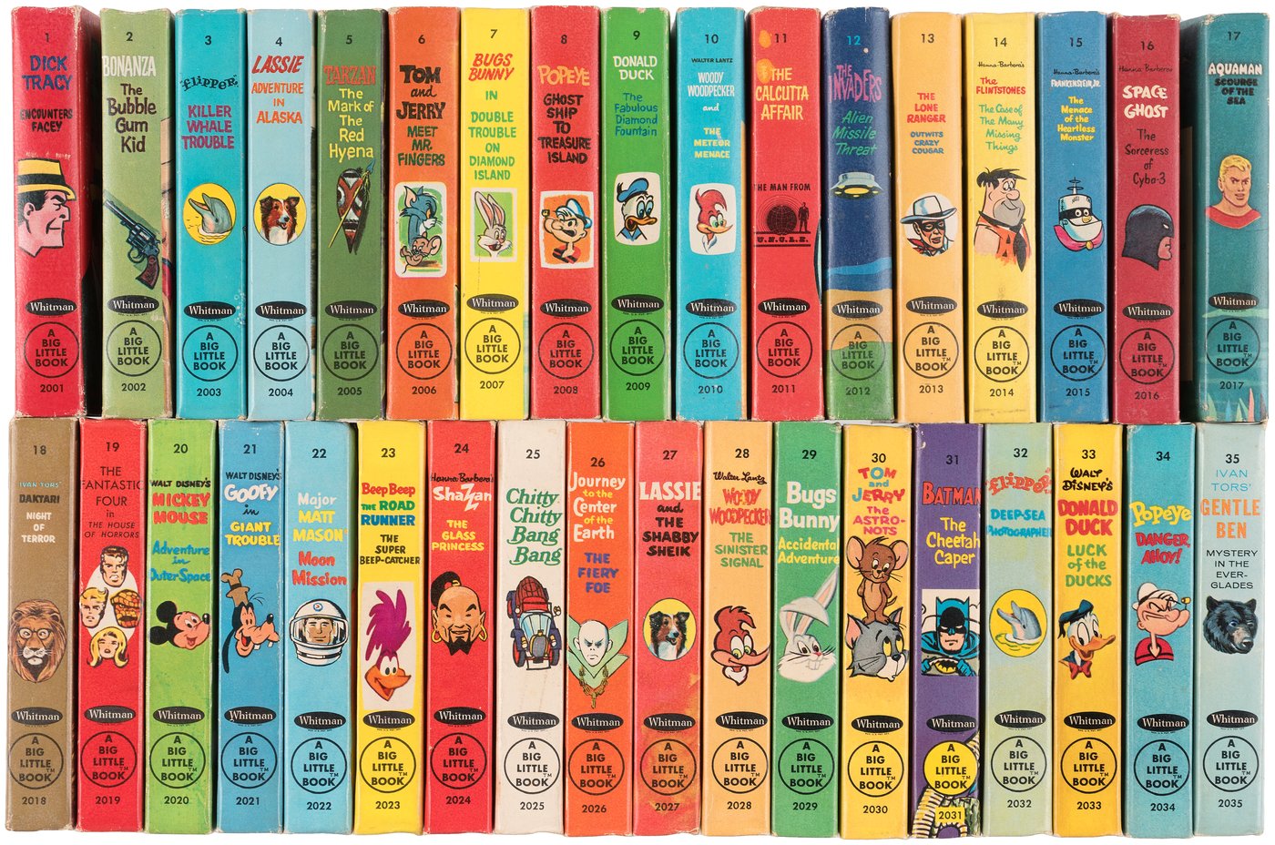 Hake's - WHITMAN 1960s BIG LITTLE BOOK 2000 SERIES COMPLETE SET.