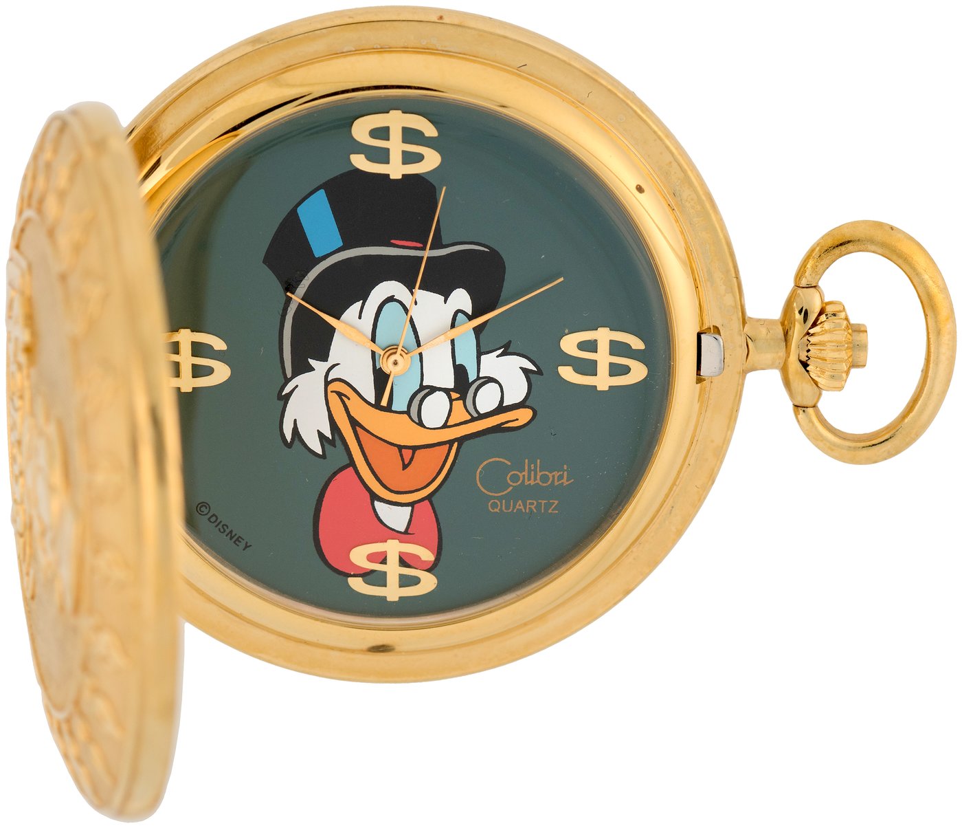 Hake's UNCLE SCROOGE BOXED POCKET WATCH.