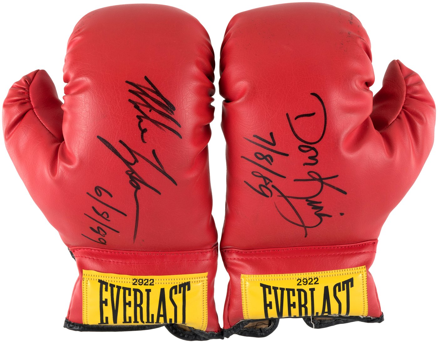 Mike Tyson Autographed Red Everlast Boxing Gloves – Super Sports