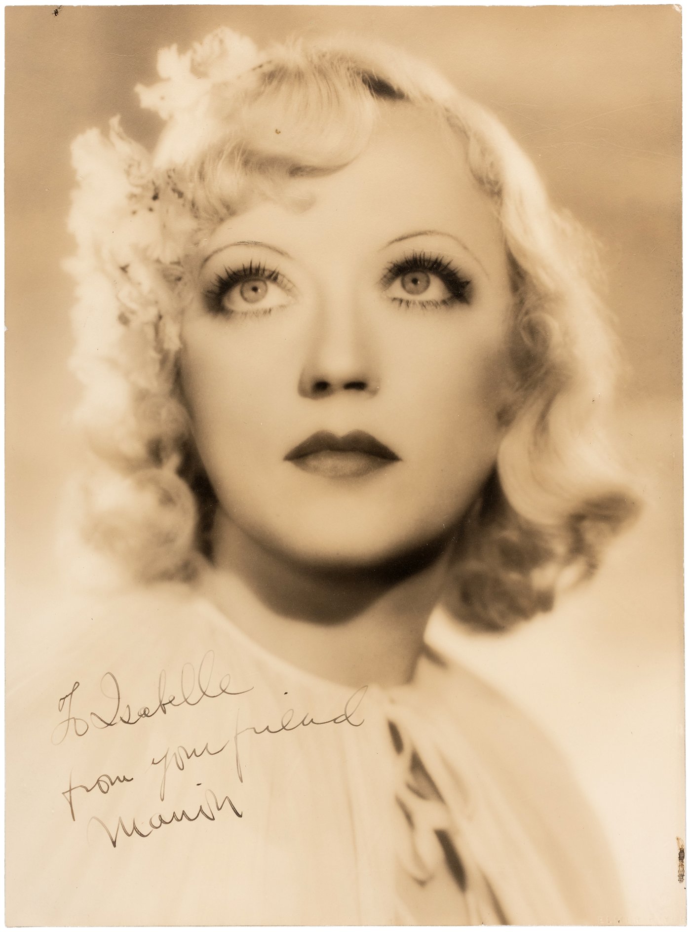 Hake's - MARION DAVIES SIGNED PHOTO.