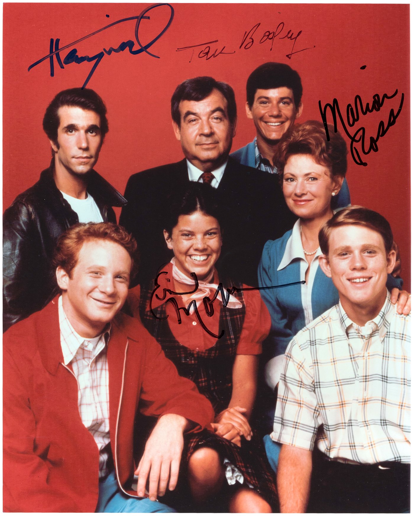 1984 Diff'rent Strokes Cast Signed 8x10 Photo Gary 