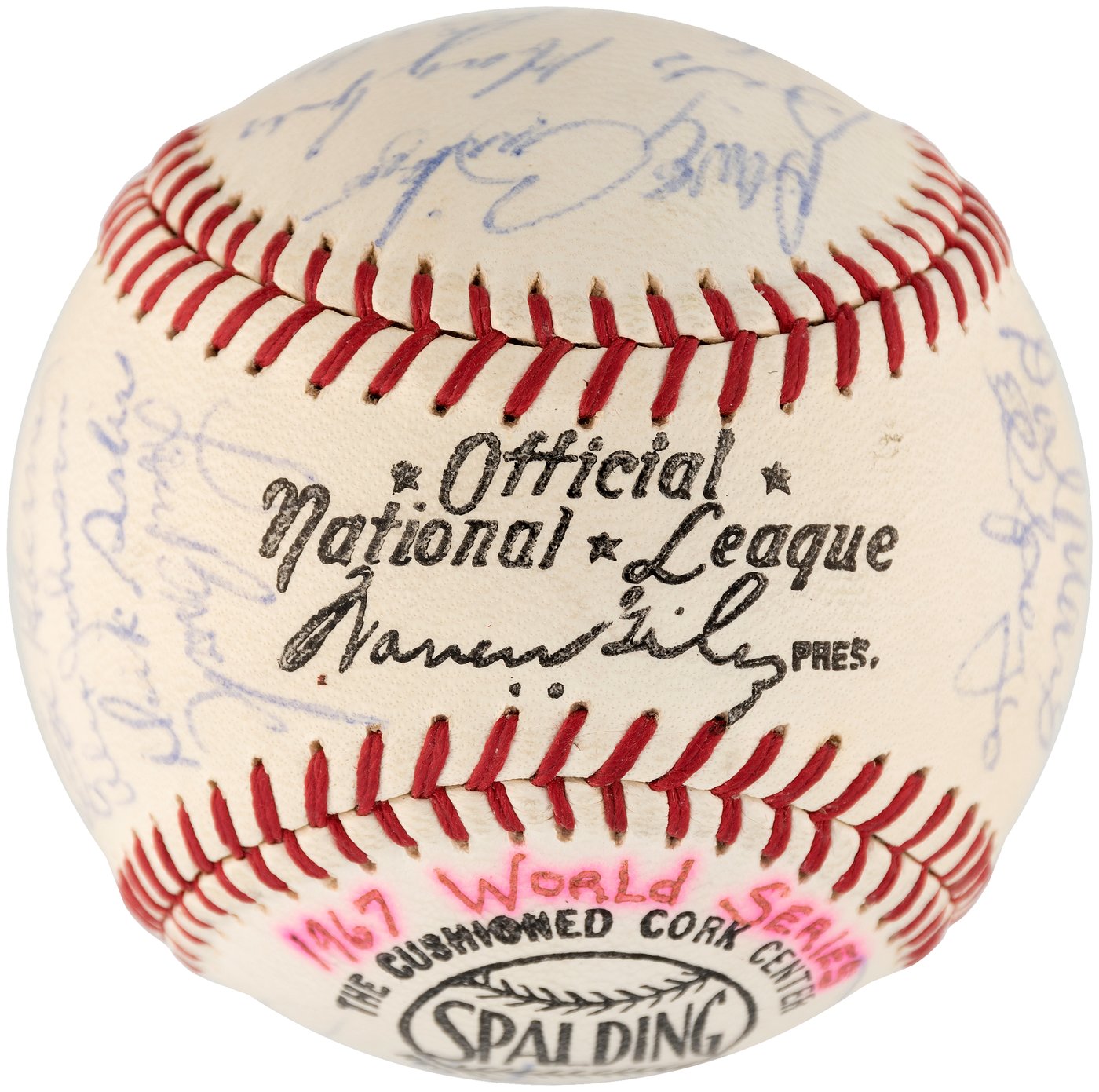 Stan Musial Autographed Official NL Giles Baseball St. Louis