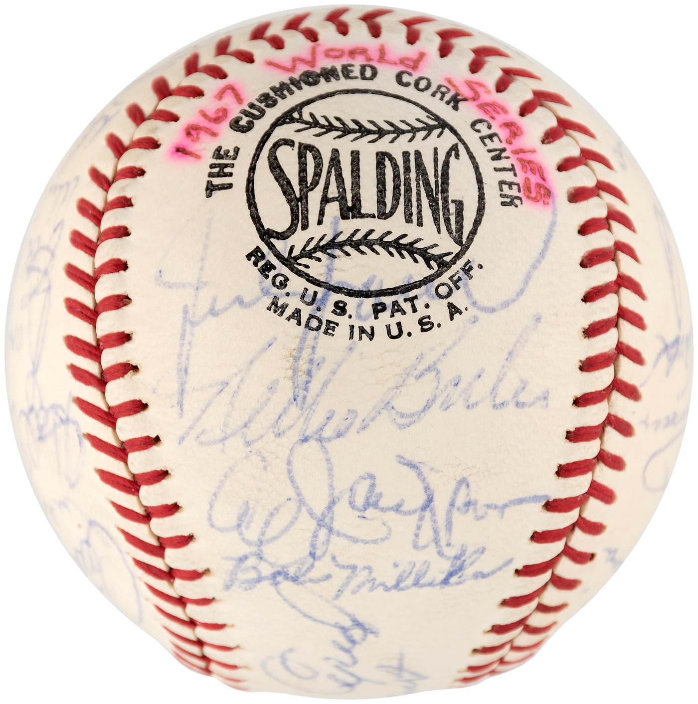 1967 St. Louis Cardinals World Series Champs Team Signed Baseball