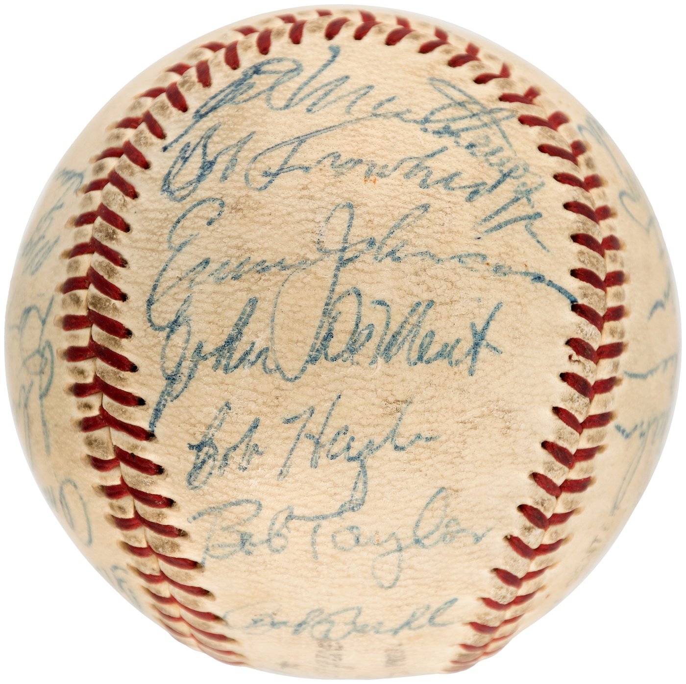 Beautiful 1957 Milwaukee Braves World Series Champs Team Signed