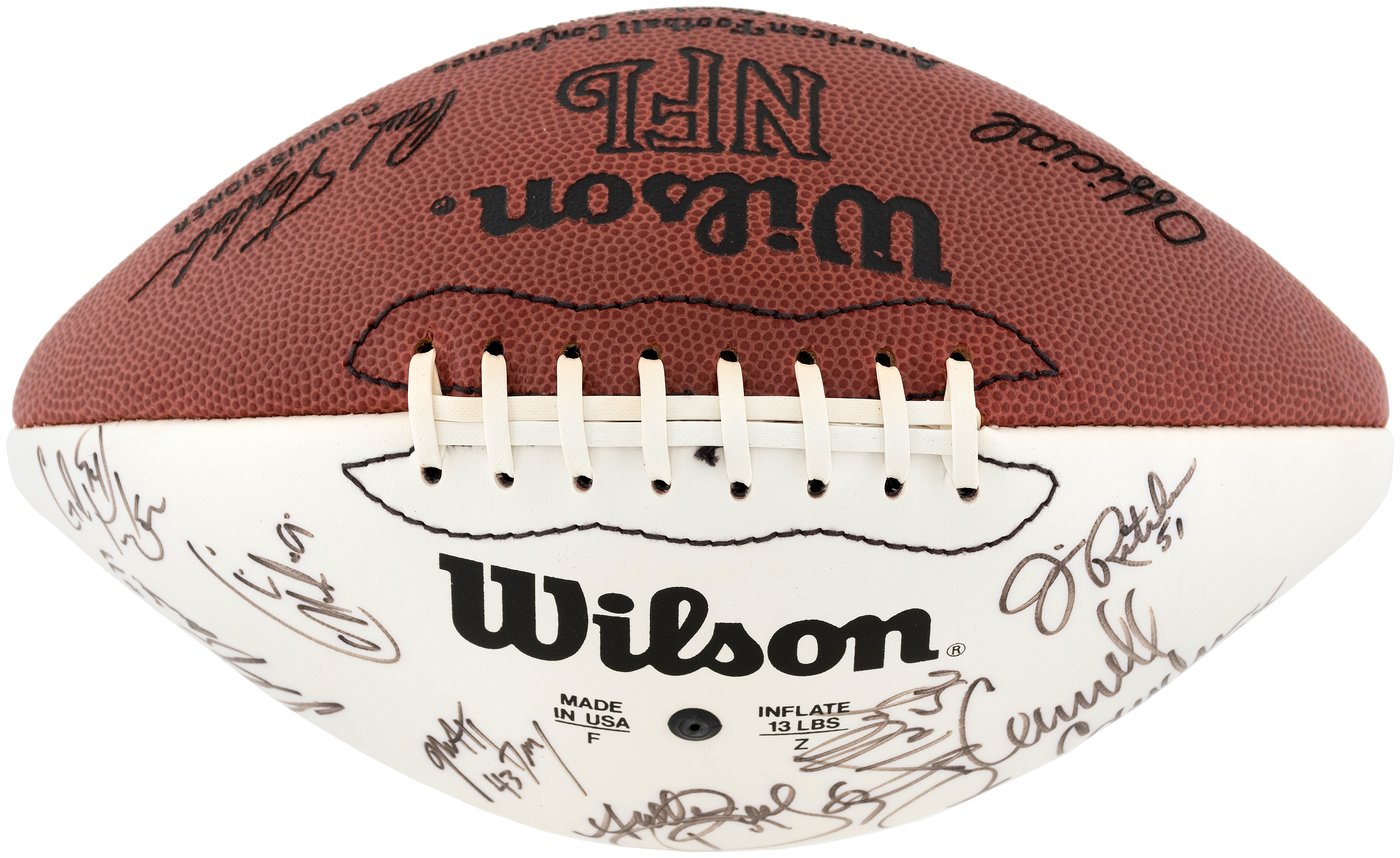 Hake's - BUFFALO BILLS 1993 TEAM-SIGNED FOOTBALL INCLUDING JIM KELLY.