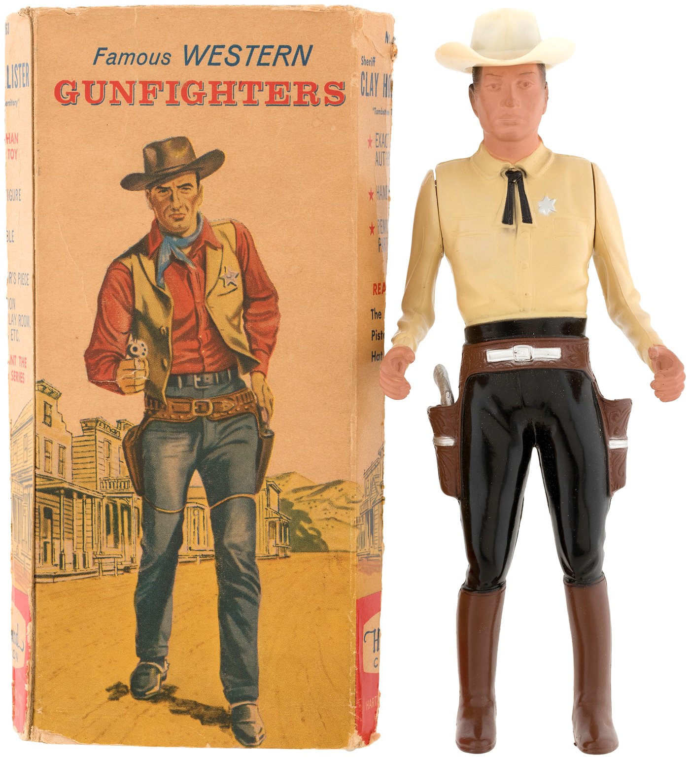 Hake's - HARTLAND CLAY HOLLISTER/TOMBSTONE TERRITORY GUNFIGHTER WITH ...