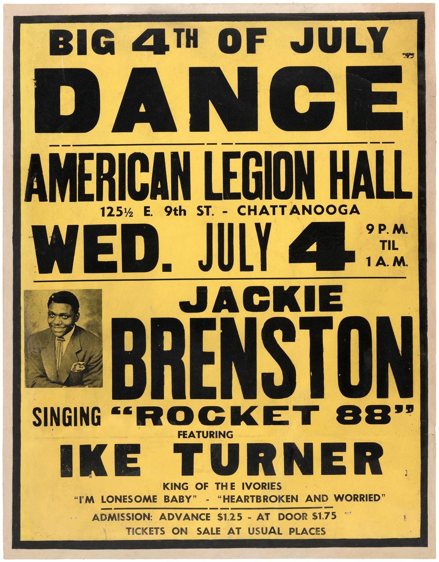 Hake's - RARE "JACKIE BRENSTON 'ROCKET 88' FEATURING IKE TURNER KING OF ...