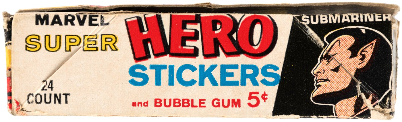 Marvel Comics Super Hero Sticker Card #39 SPIDER-MAN 1967 Philadelphia Gum  PCGC
